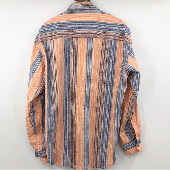 SPORT MISSONI striped button down shirt neon - Picture 7 of 11